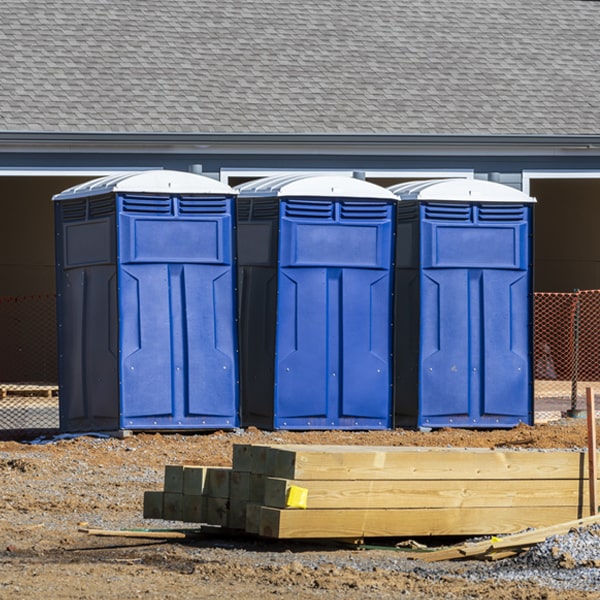 how do you dispose of waste after the porta potties have been emptied in New Glarus